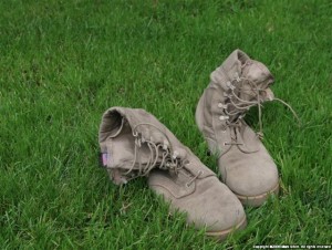 Tired U.S. Army Boots